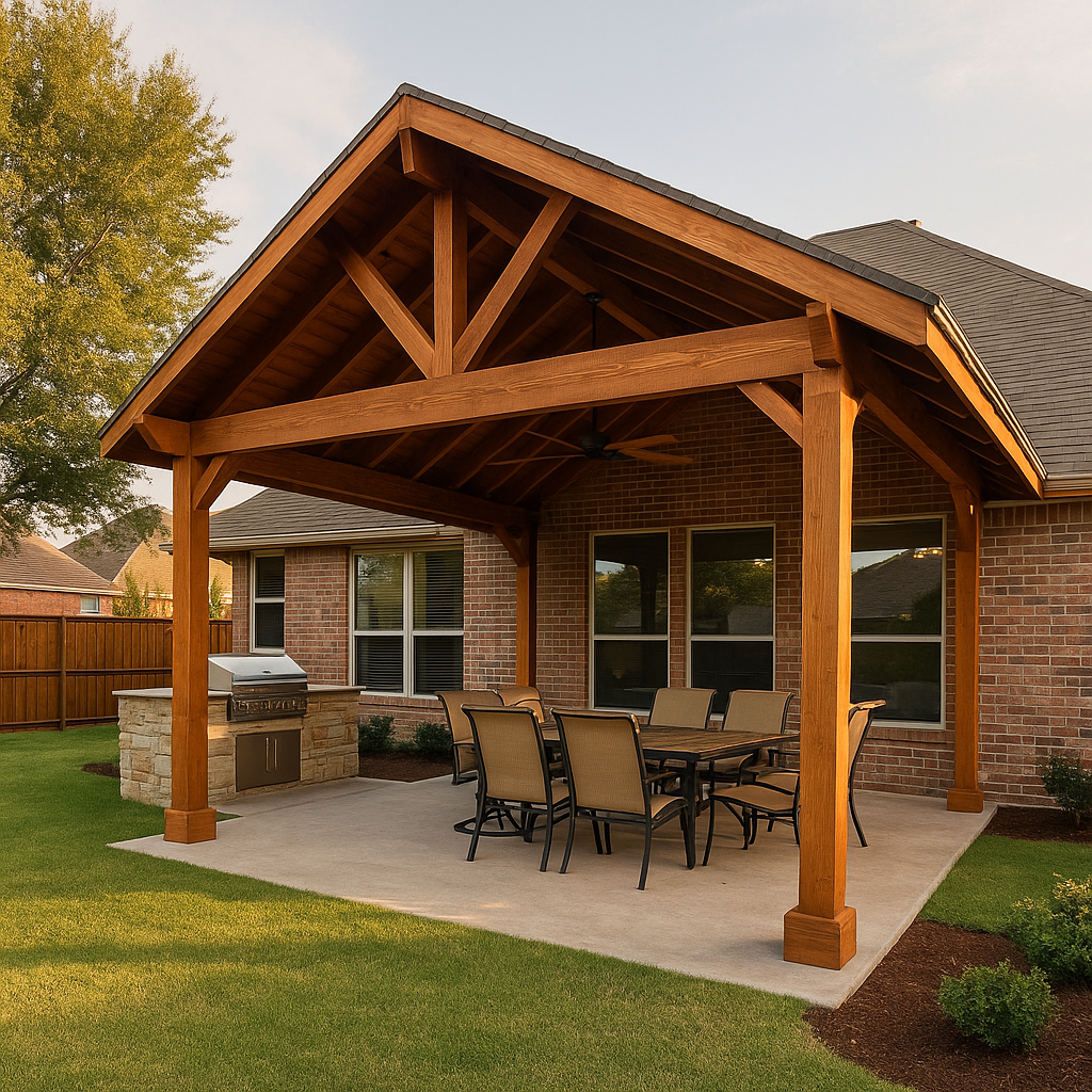How Do Custom Cedar Patio Covers Improve Your Home
