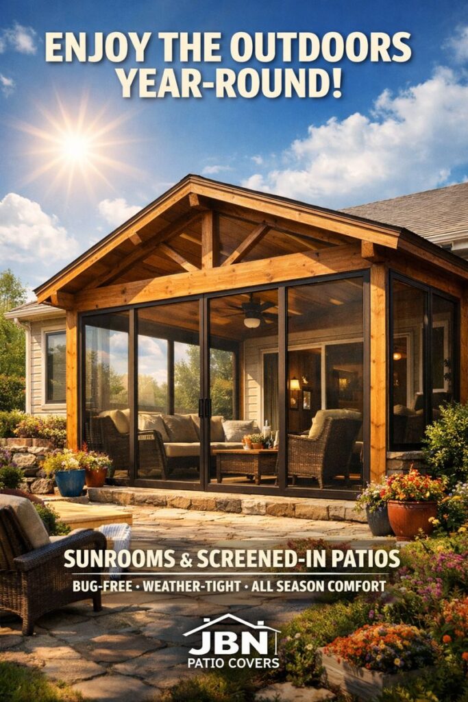 Enclosed Patios: Sunrooms and Screened-in Patios