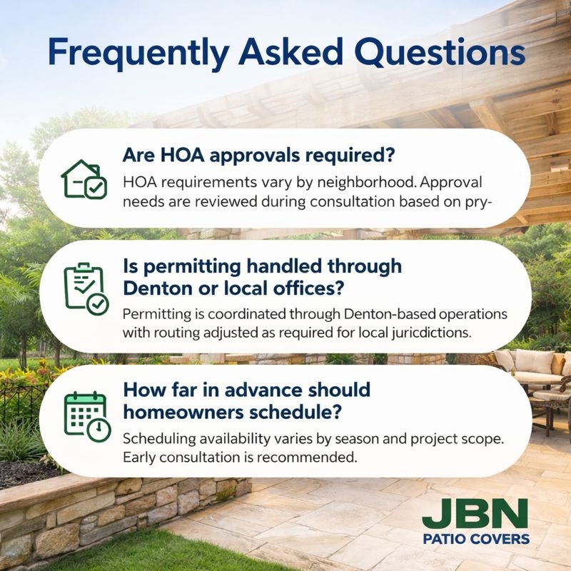 Frequently Asked Questions — Patio Covers Near