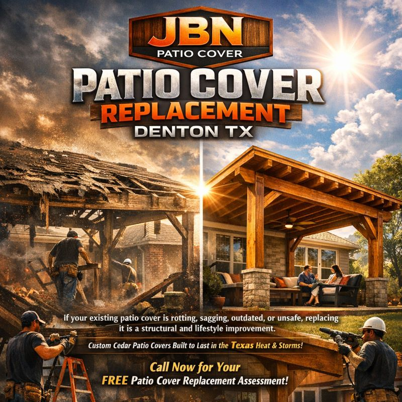Patio Cover Replacement Denton TX