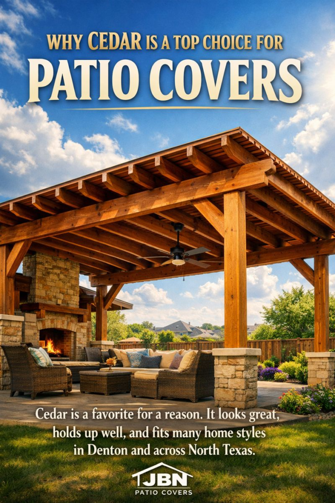 Why Cedar is a Top Choice for Patio Covers