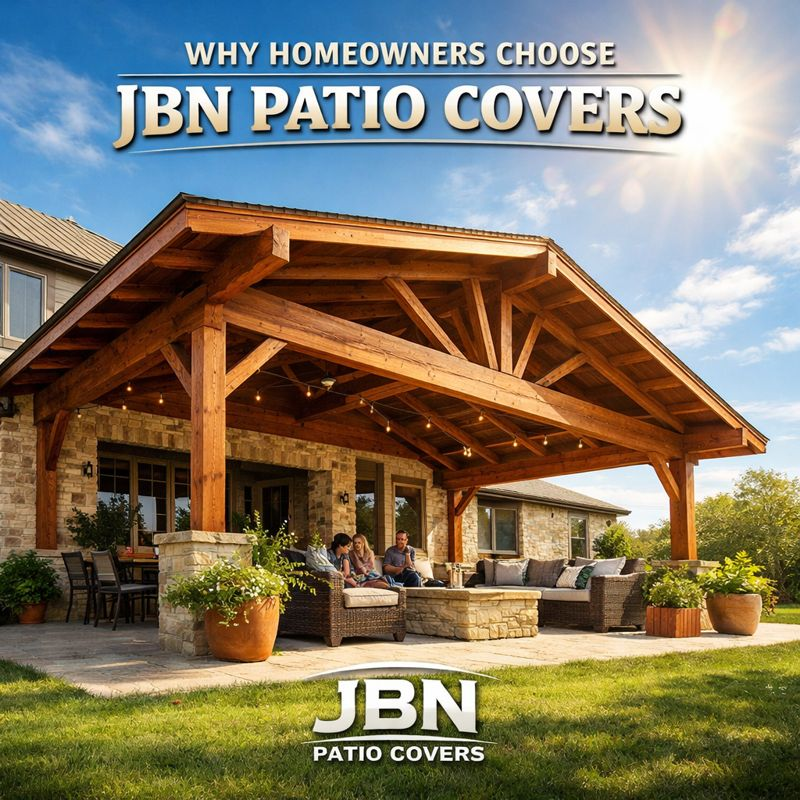 Why Homeowners Choose JBN Patio Covers
