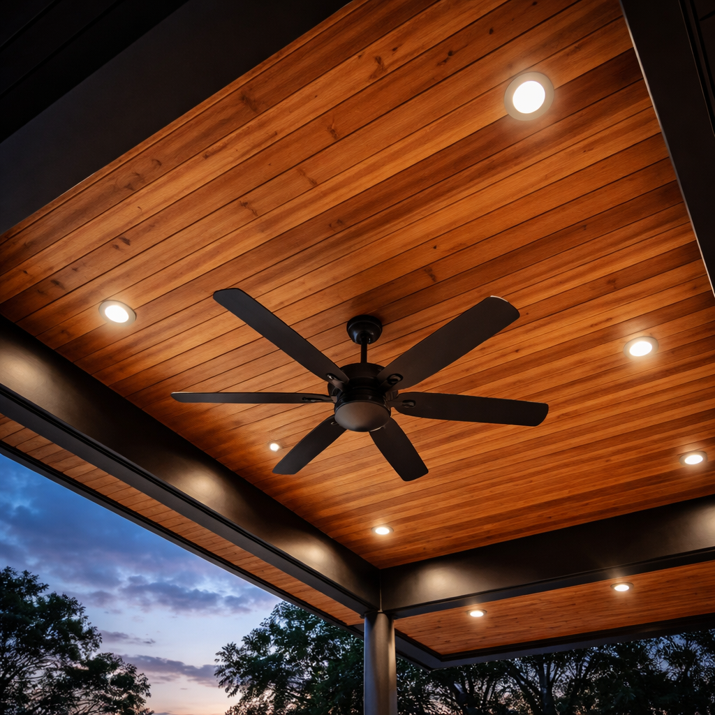 Aesthetic Refinement T&G Ceilings and Integrated Electrical