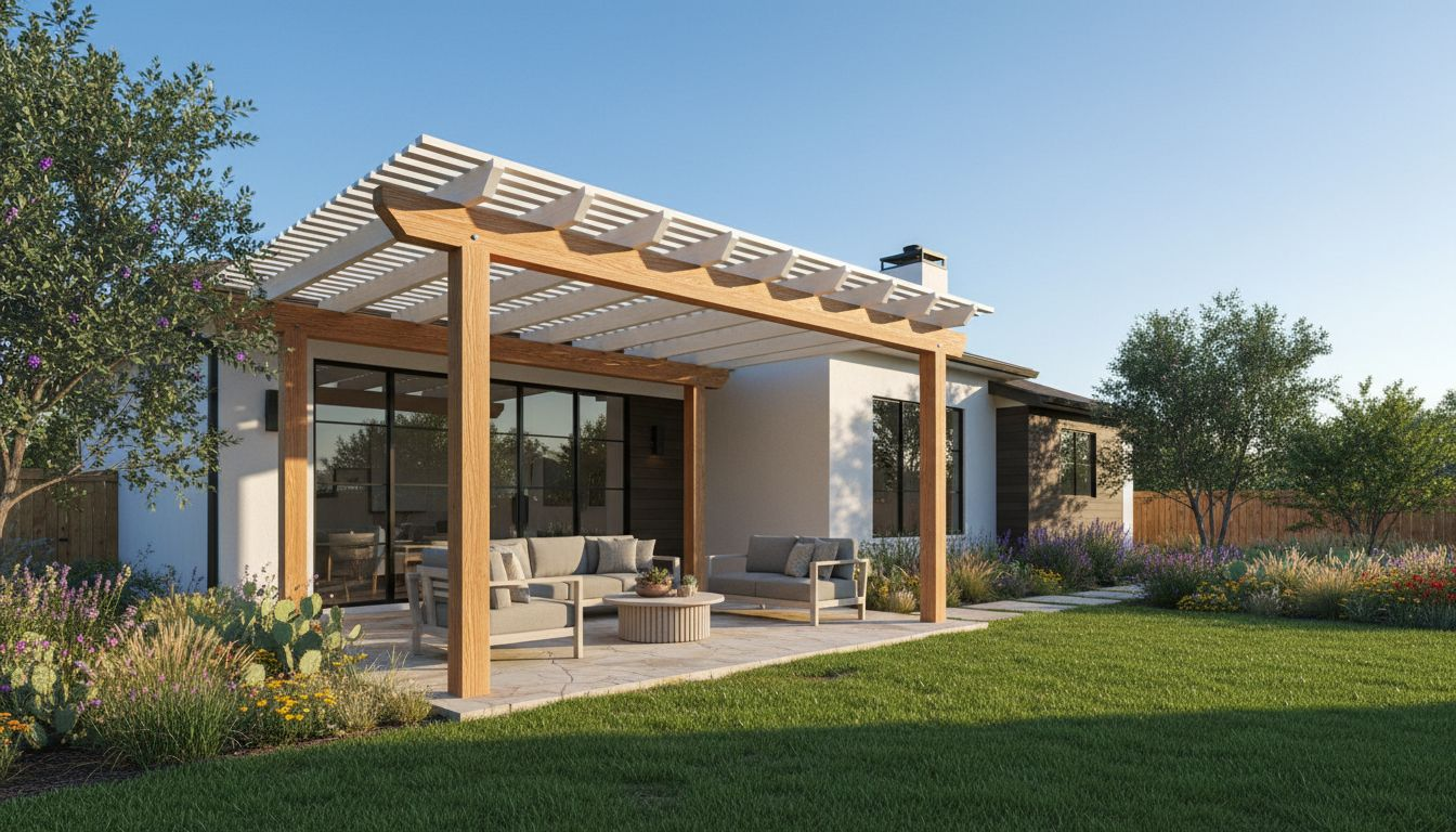 A 10x12 cedar patio cover is a simple idea that changes how you use your backyard. It's big enough to feel like a real outdoor room, yet compact enough to fit many North Texas patios without taking over the yard.