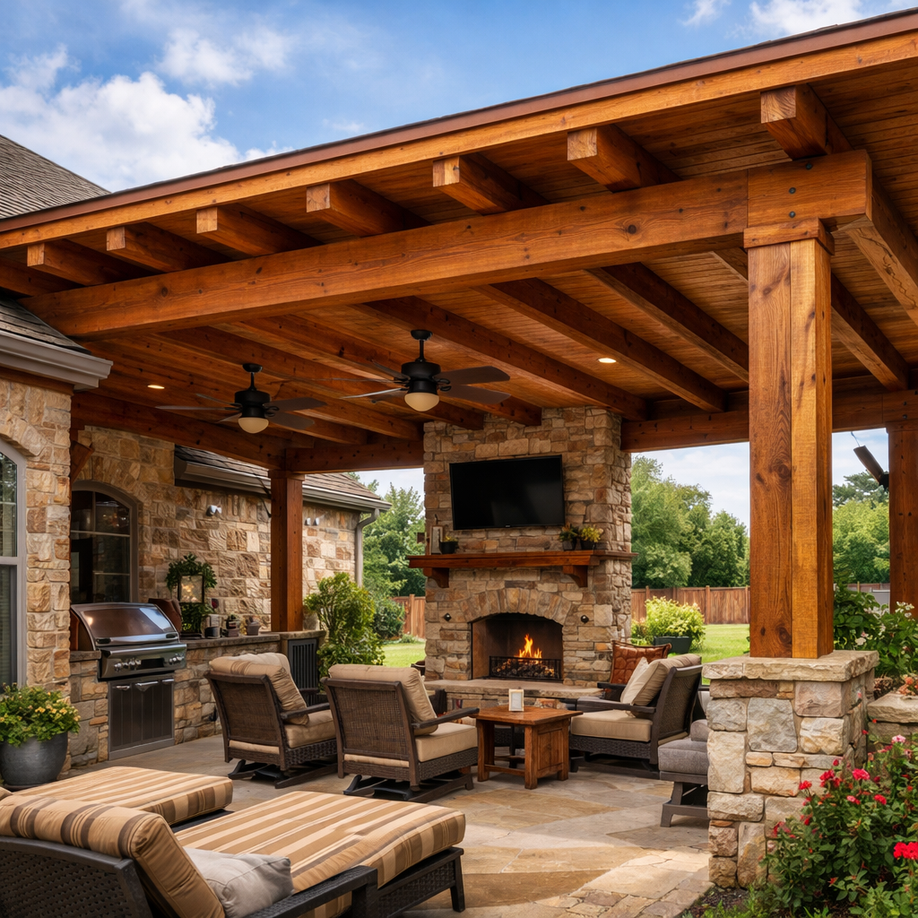 Cedar Patio Covers {City} TX