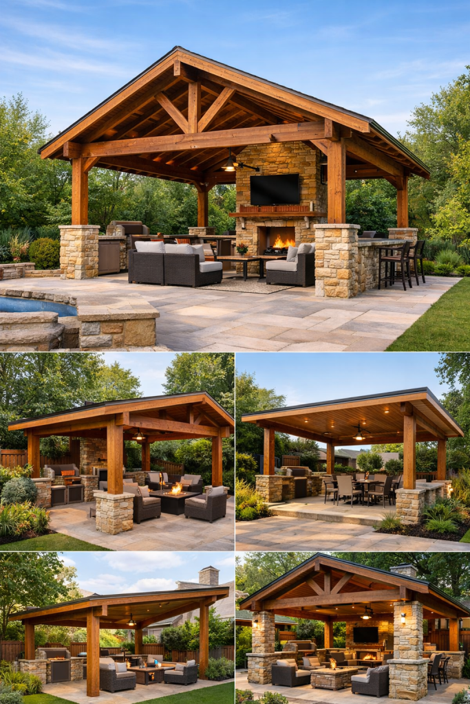 Freestanding Cedar Cover Designs We Build