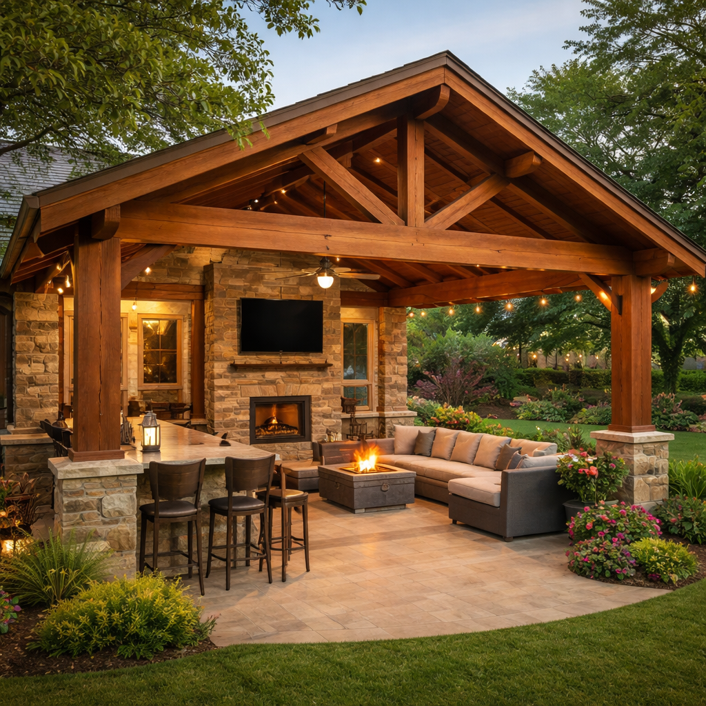 Outdoor Living Spaces Built for Texas Homes