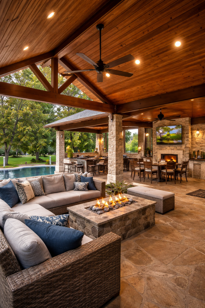 Outdoor Living Spaces Designed For North Texas Weather