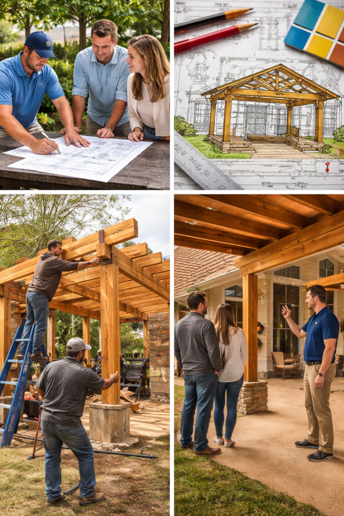 The JBN Patio Covers Building Process