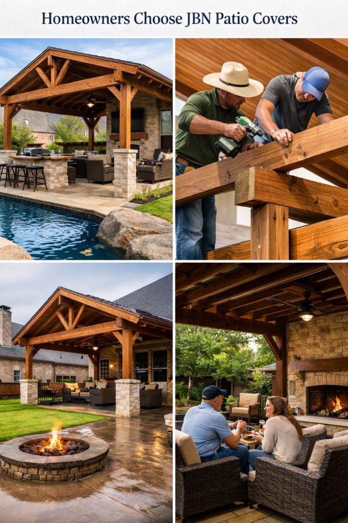 Why Homeowners Choose JBN Patio Covers
