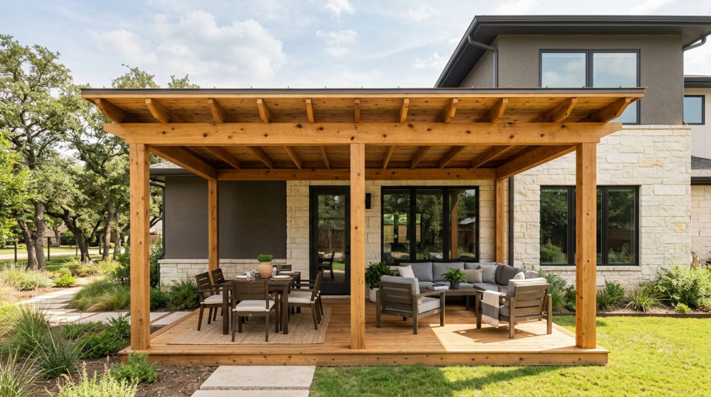 12x16 Cedar Patio Cover