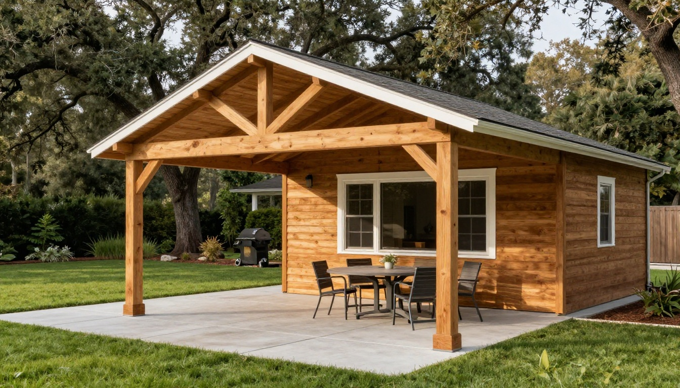 16x20 Cedar Patio Cover
