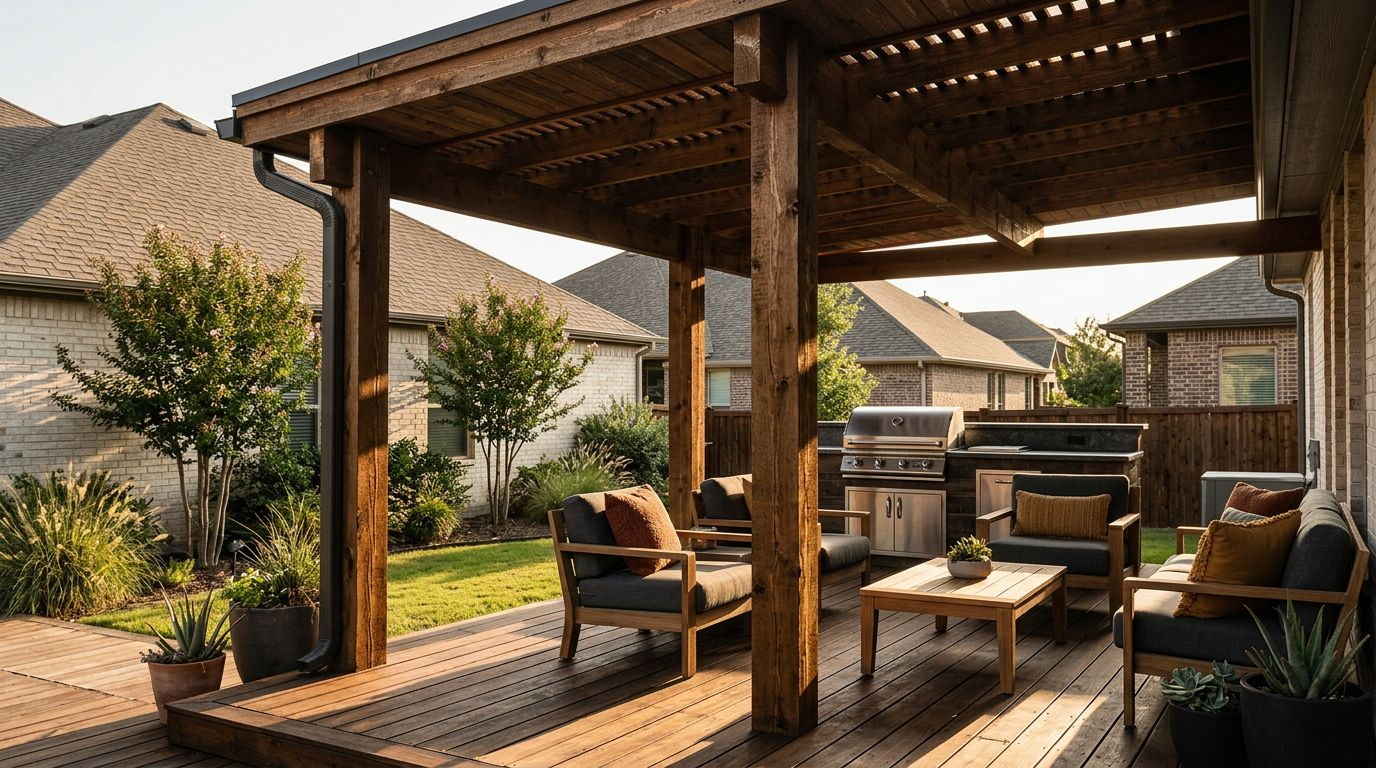 cedar patio covers Corinth