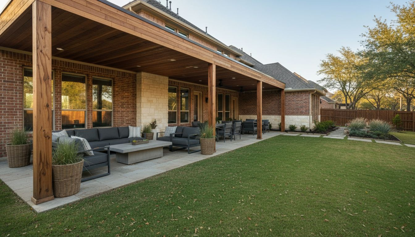 Providence Village Cedar Patio Cover Solutions